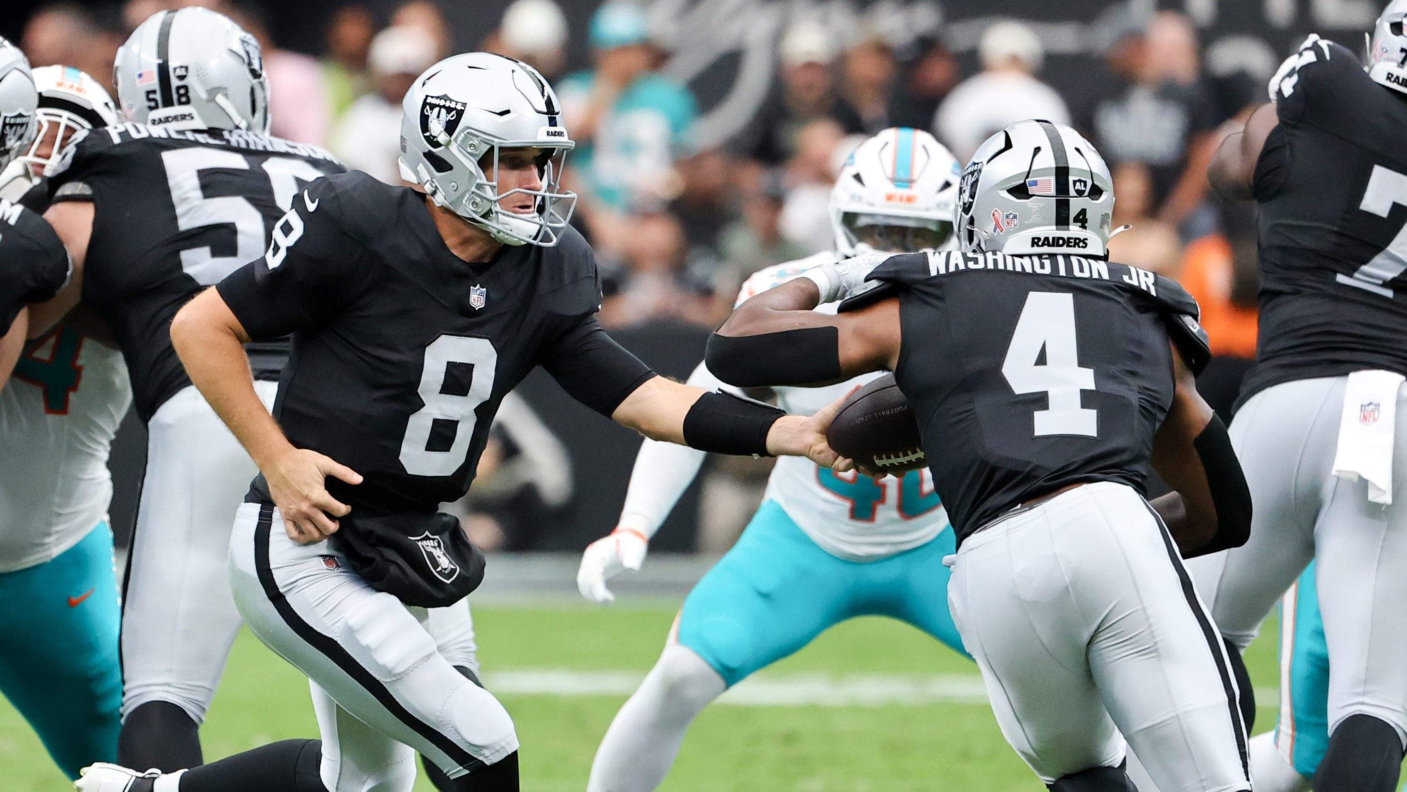 Mike Washington Kirk Cousins Las Vegas Raiders