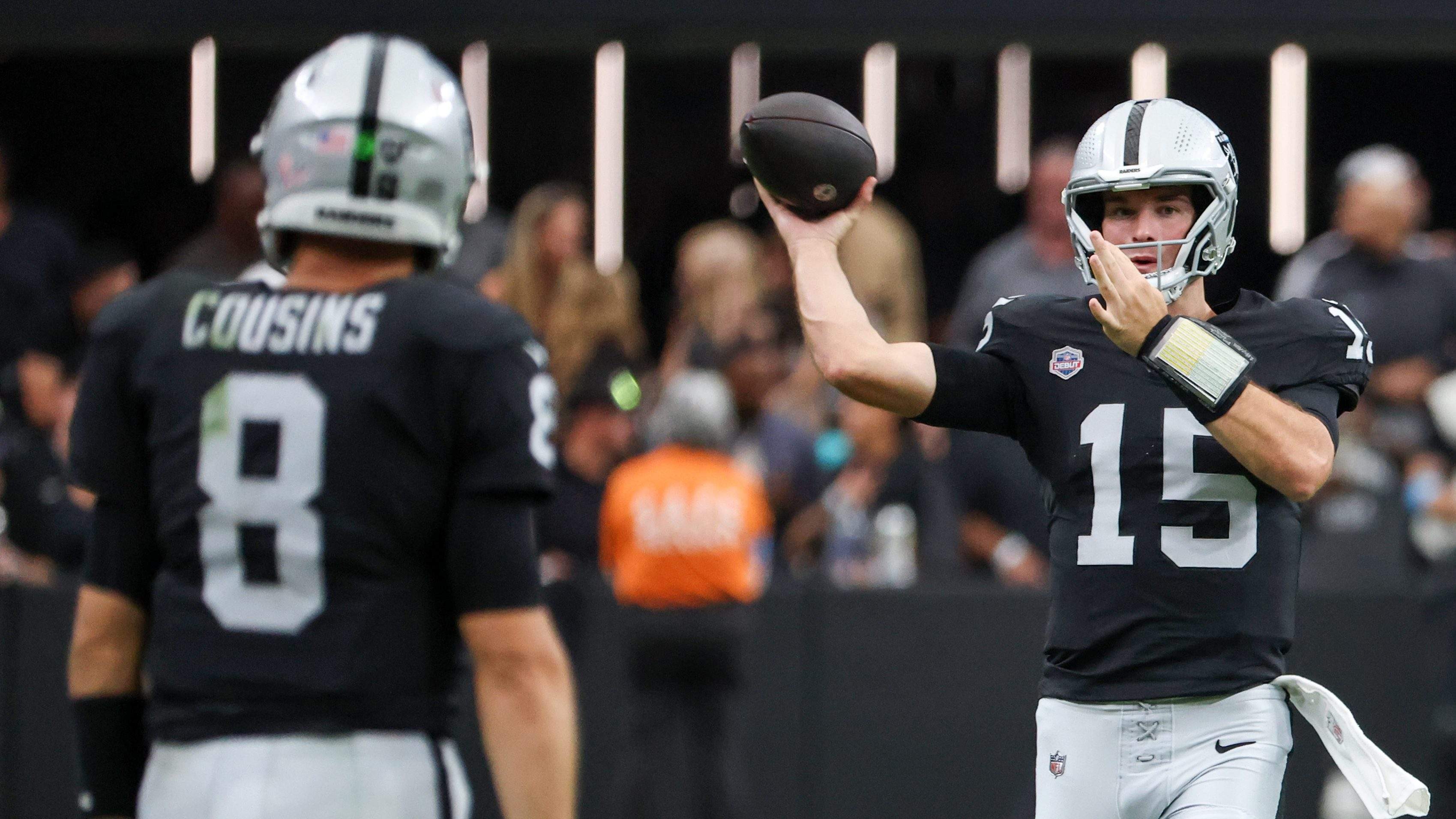 Kirk Cousins Fernando Mendoza Klint Kubiak Las Vegas Raiders