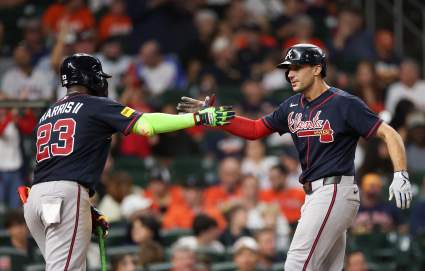 Braves’ Matt Olson Between Hank Aaron, Eddie Mathews on Record List