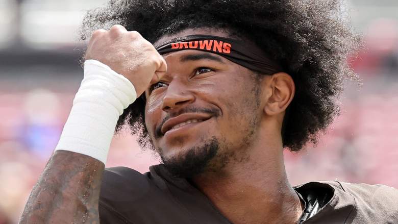 KC Concepcion #1 of the Cleveland Browns