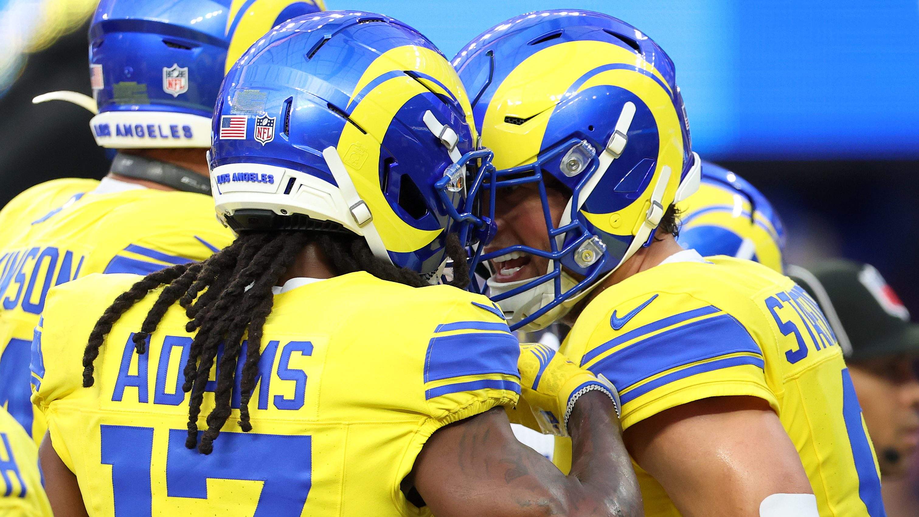 Davante Adams Matthew Stafford Los Angeles Rams