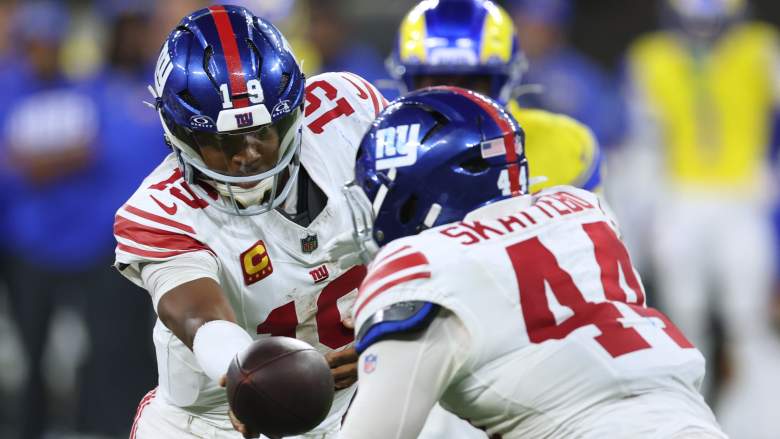 Jameis Winston and Cam Skattebo, Giants news