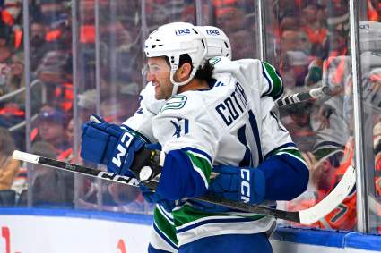 Paul Cotter Makes Historic Canucks Debut