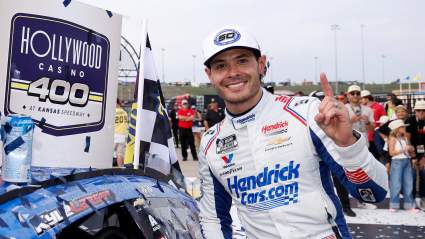 Kyle Larson Breaks Two Massive Stats in NASCAR Cup Kansas Win