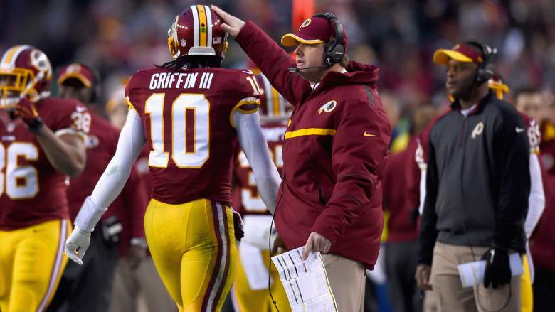 Jay Gruden and Robert Griffin III, Commanders news