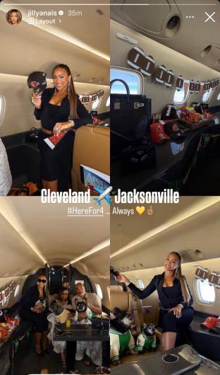 Jilly Anais Watson will be in Jacksonville to support Cleveland Browns quarterback Deshaun Watson.