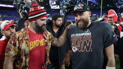 Travis Kelce Takes Surprise Trip With Brother Jason Days Before Chiefs’ NFL Opener