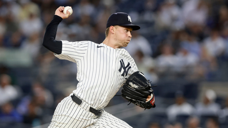 Will Warren #29 of the New York Yankees pitches during the first inning against the Colorado Rockies at Yankee Stadium on September 09, 2026 in New York City. (Photo by Jim McIsaac/Getty Images)
