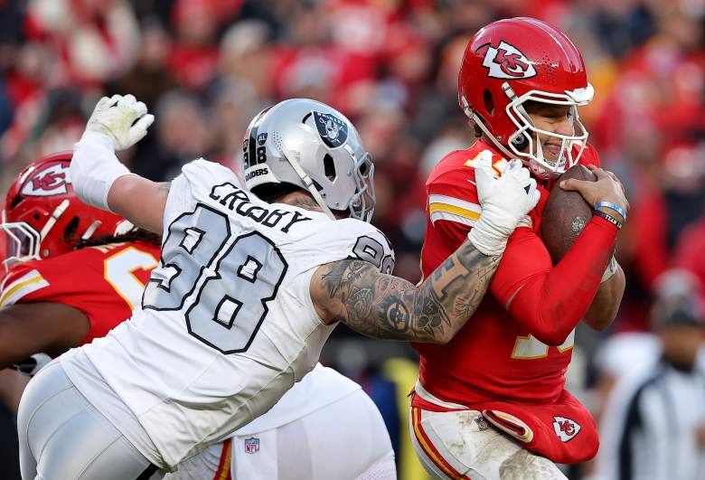 Maxx Crosby Patrick Mahomes