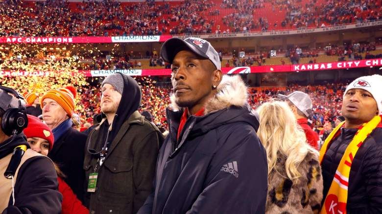 Patrick Mahomes #15 of the Kansas City Chiefs' father Pat Mahomes looks on after the Kansas City Chiefs defeated the Tennessee Titans in the AFC Championship Game at Arrowhead Stadium on January 19, 2020 in Kansas City,