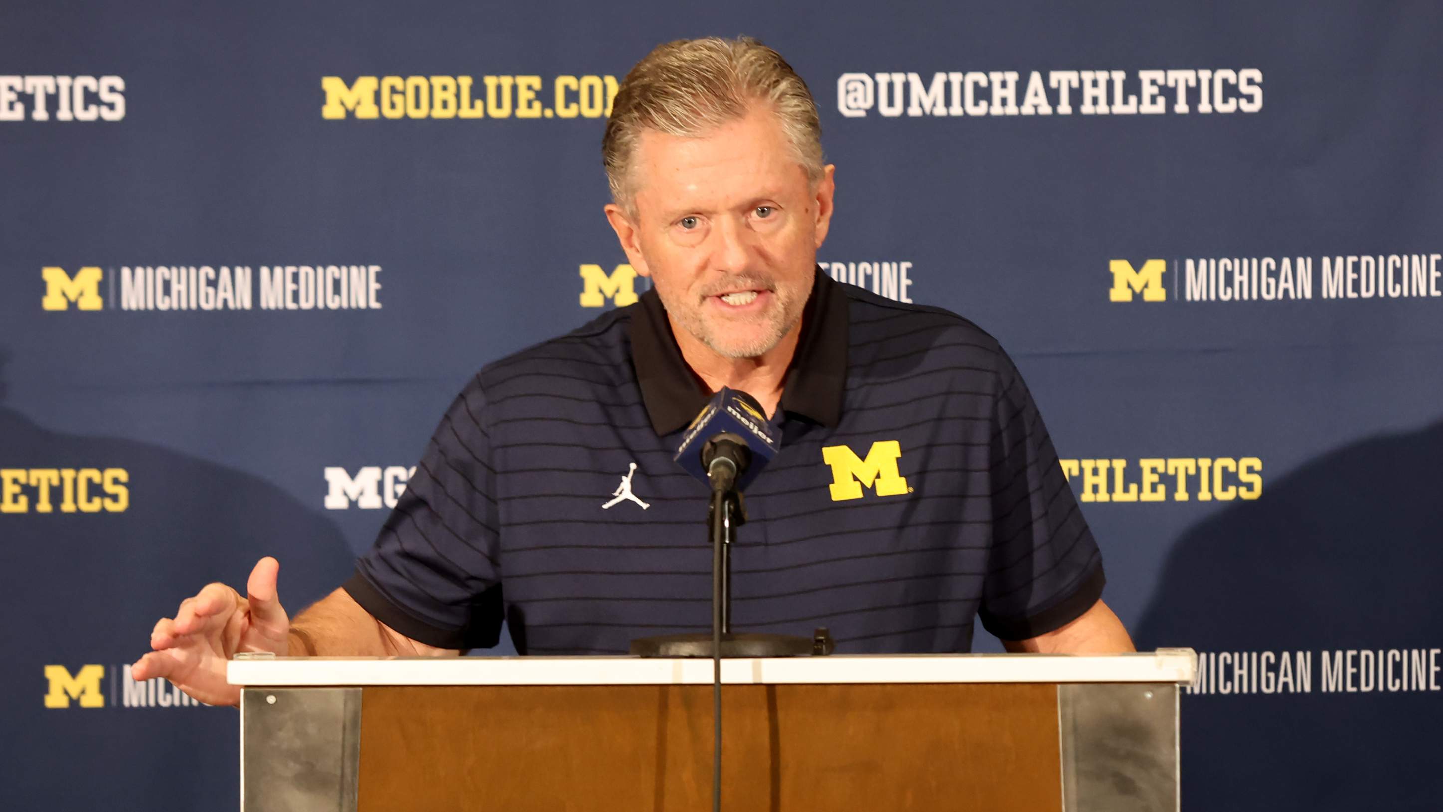 Michigan Coach Kyle Whittingham Reveals Wolverines' Surprise WR3