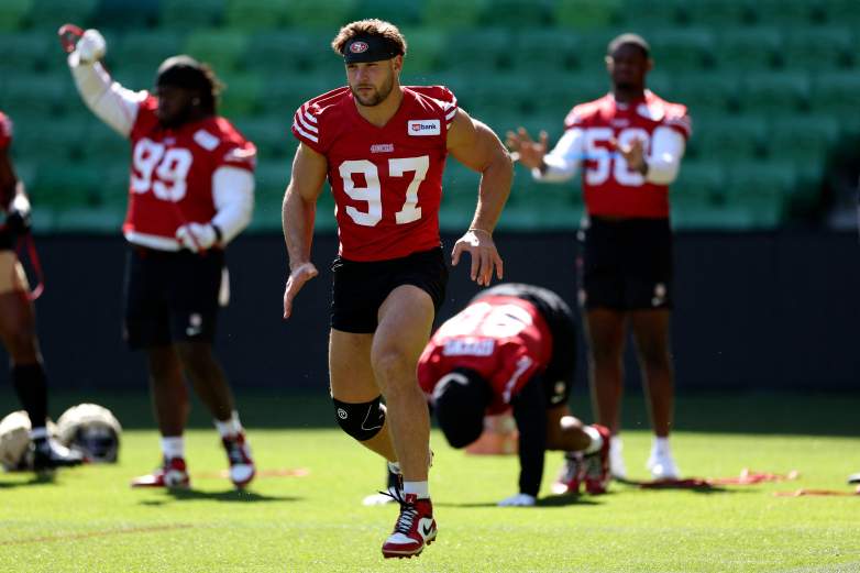 San Francisco 49ers defensive end Nick Bosa and tight end George Kittle are expected to play in Week vs. the Los Angeles Rams.