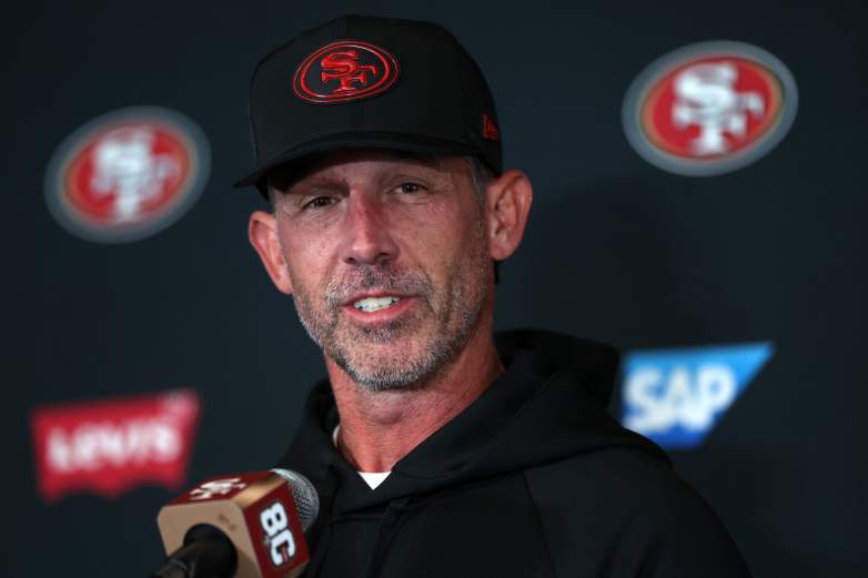 San Francisco 49ers head coach Kyle Shanahan