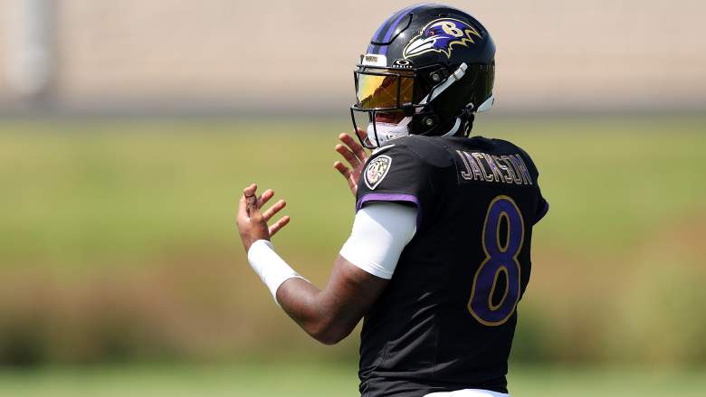 Baltimore Ravens quarterback Lamar Jackson