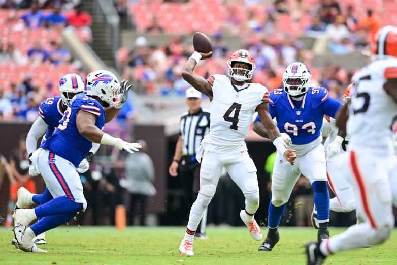 Buffalo Bills v Cleveland Browns