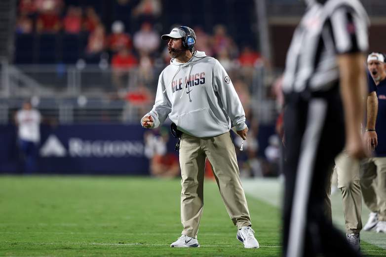 Ole Miss Rebels head coach Pete Golding
