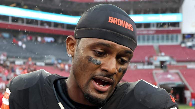 Cleveland Browns quarterback Deshaun Watson will need to win over the home crowd on Sunday.