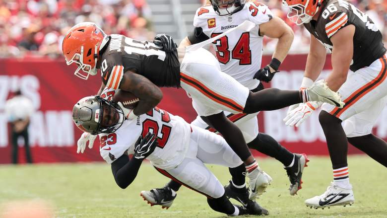 Tampa Bay Buccaneers safety Tykee Smith.