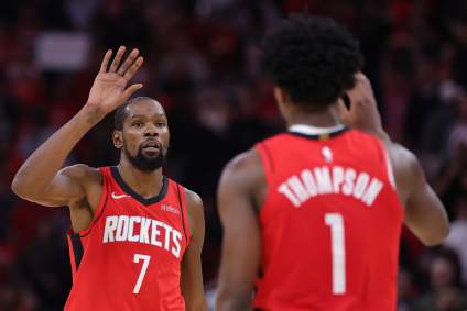 Kevin Durant Has Message for Amen Thompson After $208 Million Rockets Deal