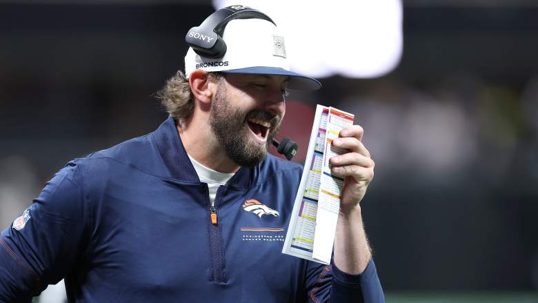 Denver Broncos offensive coordinator Davis Webb
