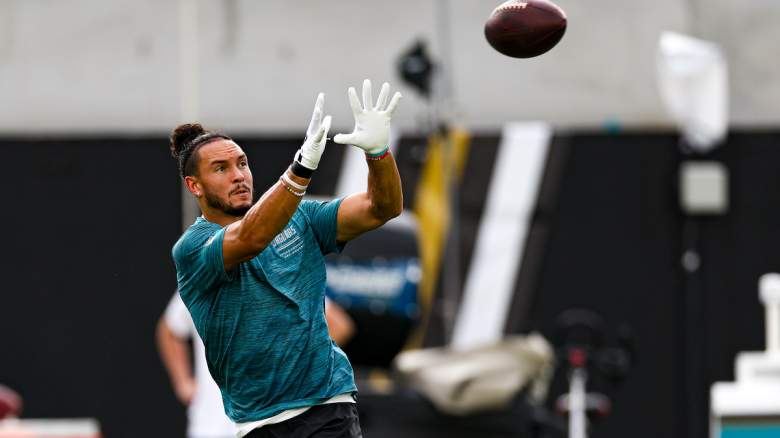 Chandler Brayboy #15 of the Jacksonville Jaguars during warmups