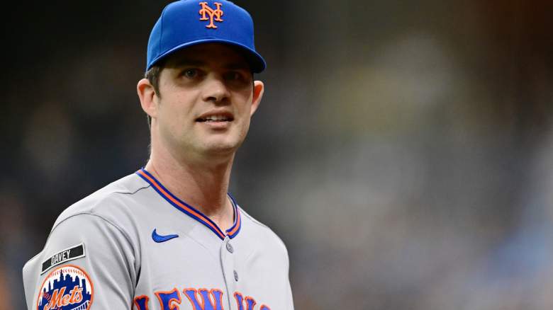 Robert Stock #89 of the New York Mets walks to the dugout