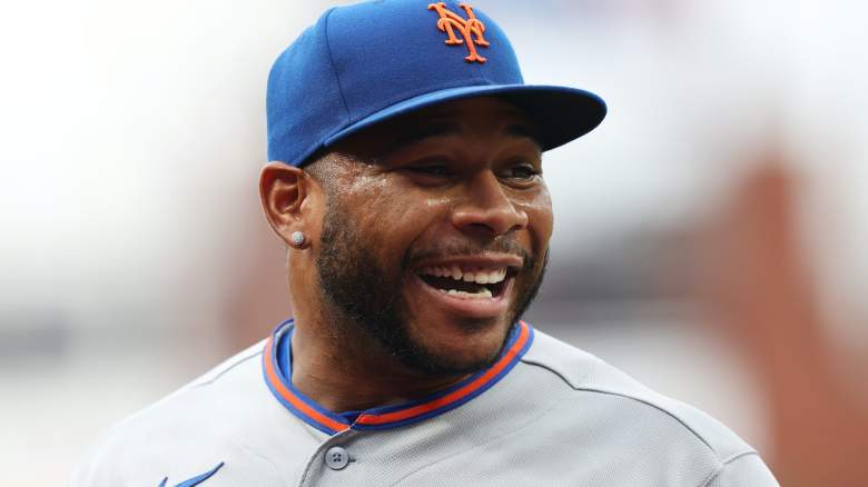 Xzavion Curry #53 of the New York Mets reacts