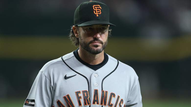 Manager Tony Vitello #23 of the San Francisco Giants during the MLB game at Chase Field on May 19, 2026 in Phoenix, Arizona.