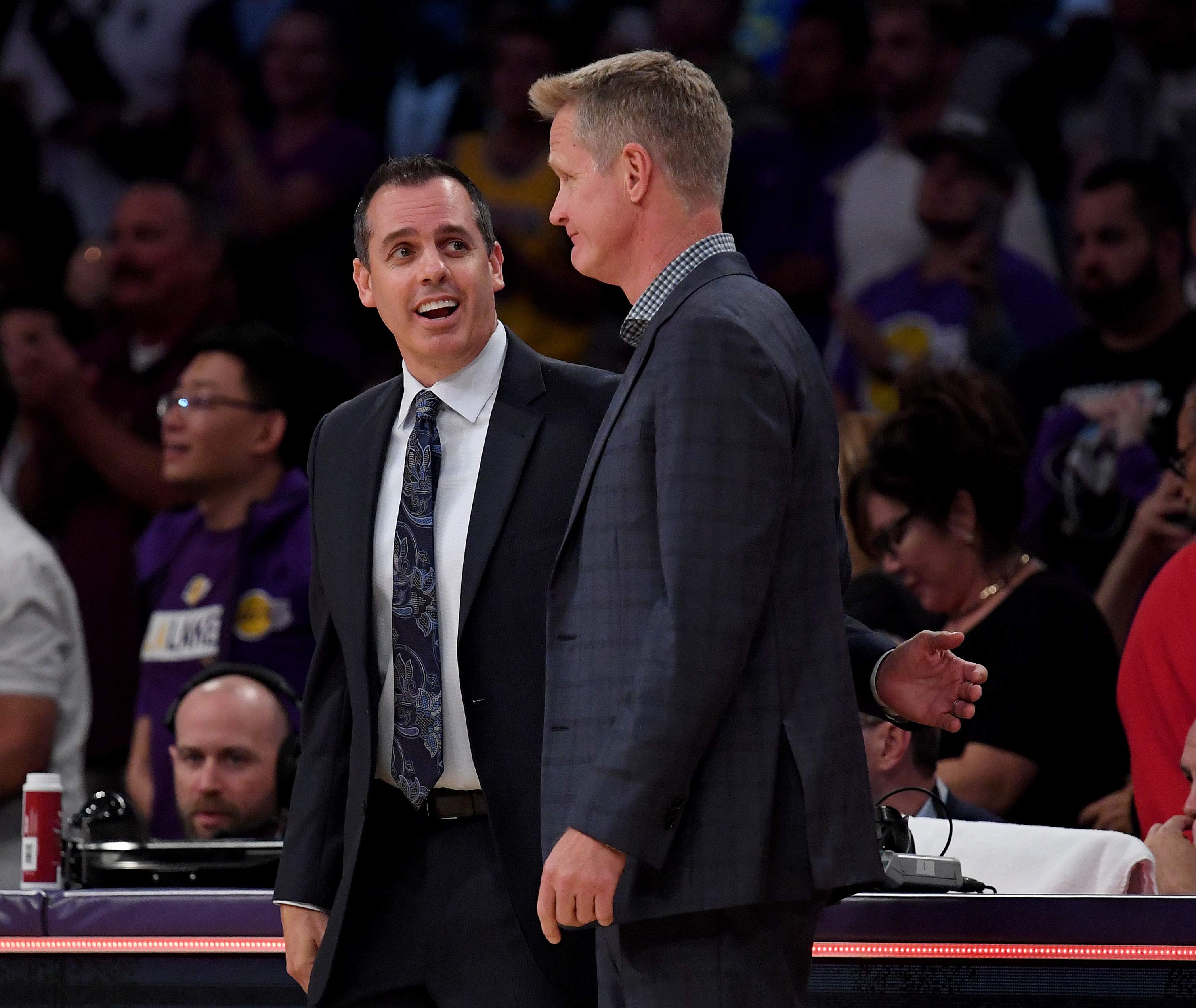 Golden State Warriors v Los Angeles Lakers