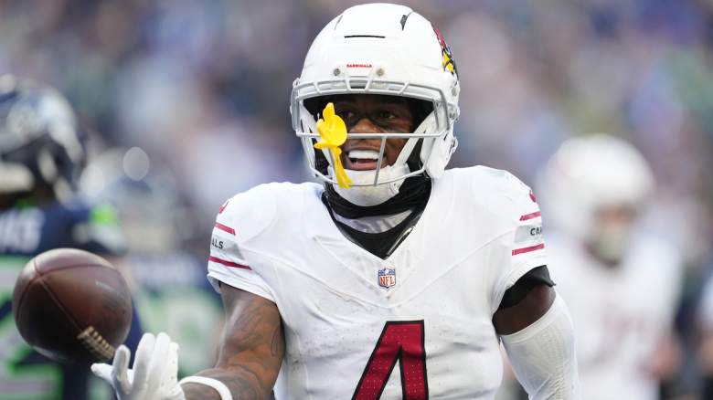 Greg Dortch pictured with the Arizona Cardinals.