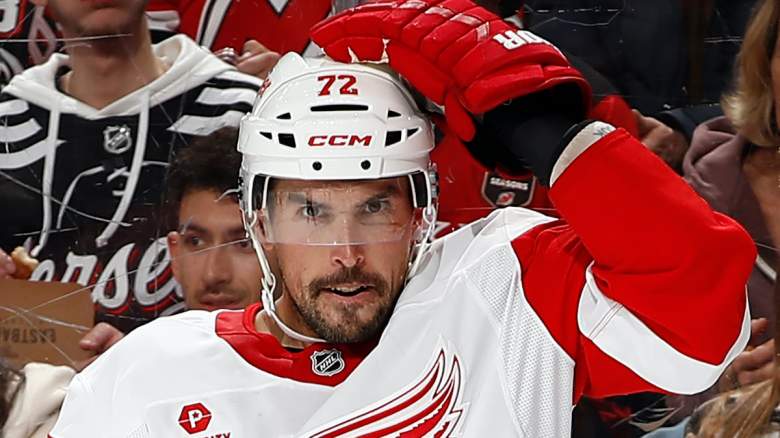 Justin Faulk of the Detroit Red Wings in action.