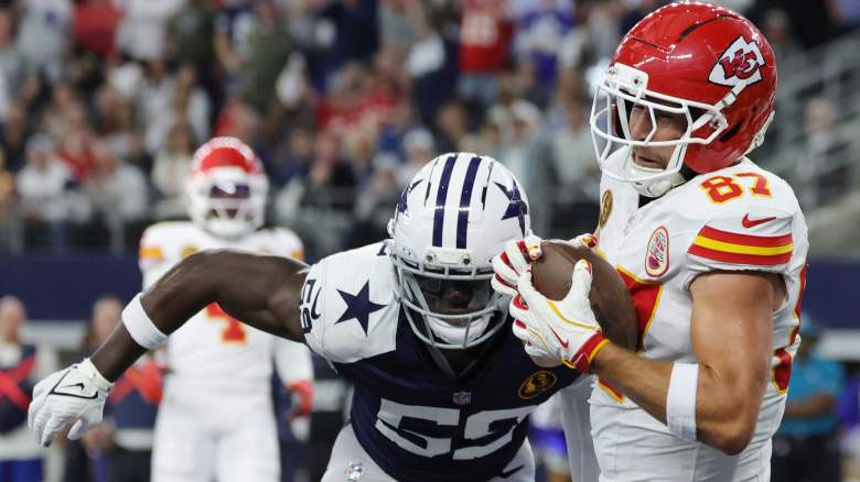 Kenneth Murray and Travis Kelce