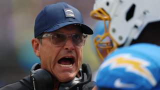 Chargers Head Coach Jim Harbaugh Finally Snaps at Justin Herbert After 0-3 Start