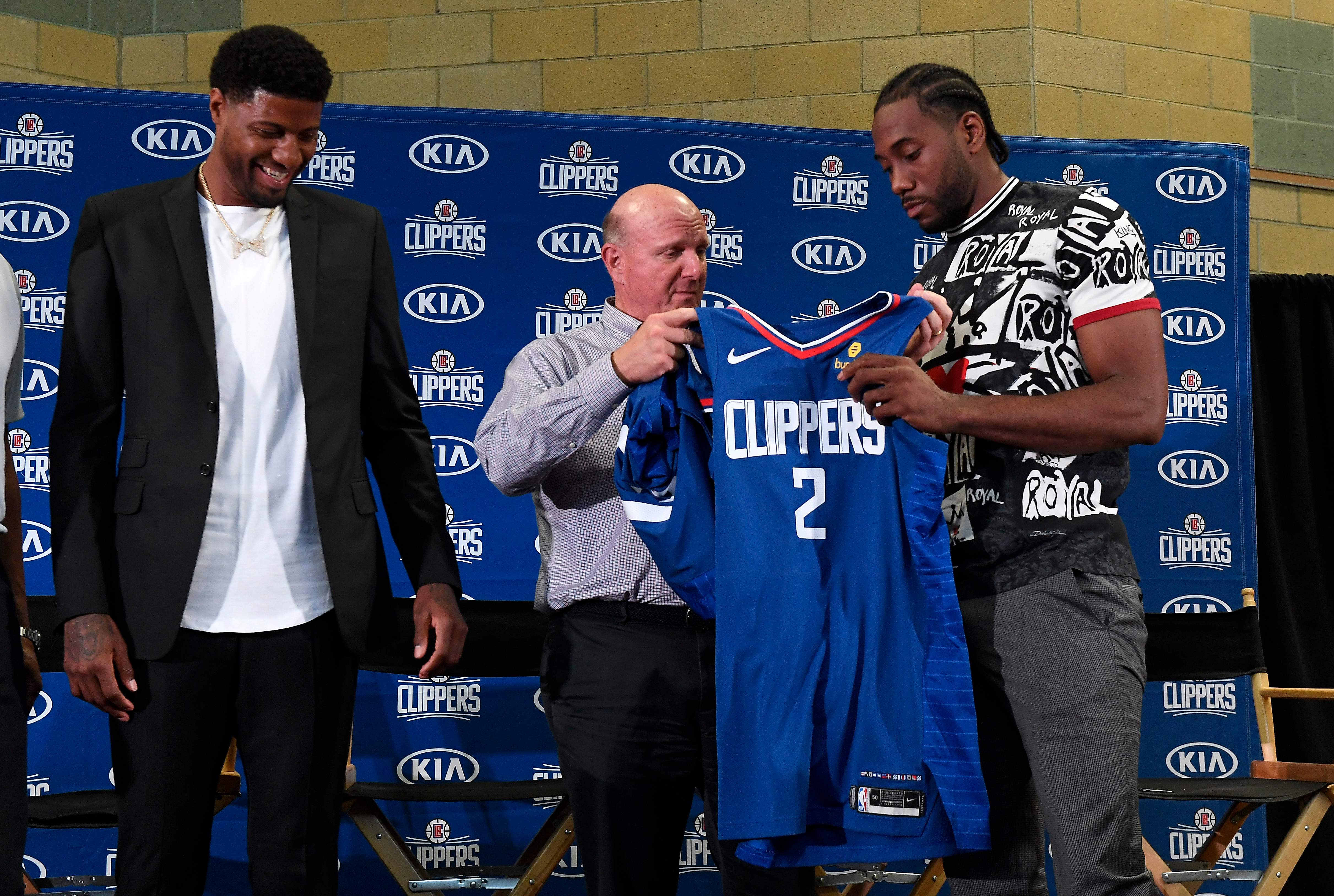 Los Angeles Clippers Introduce Kawhi Leonard & Paul George