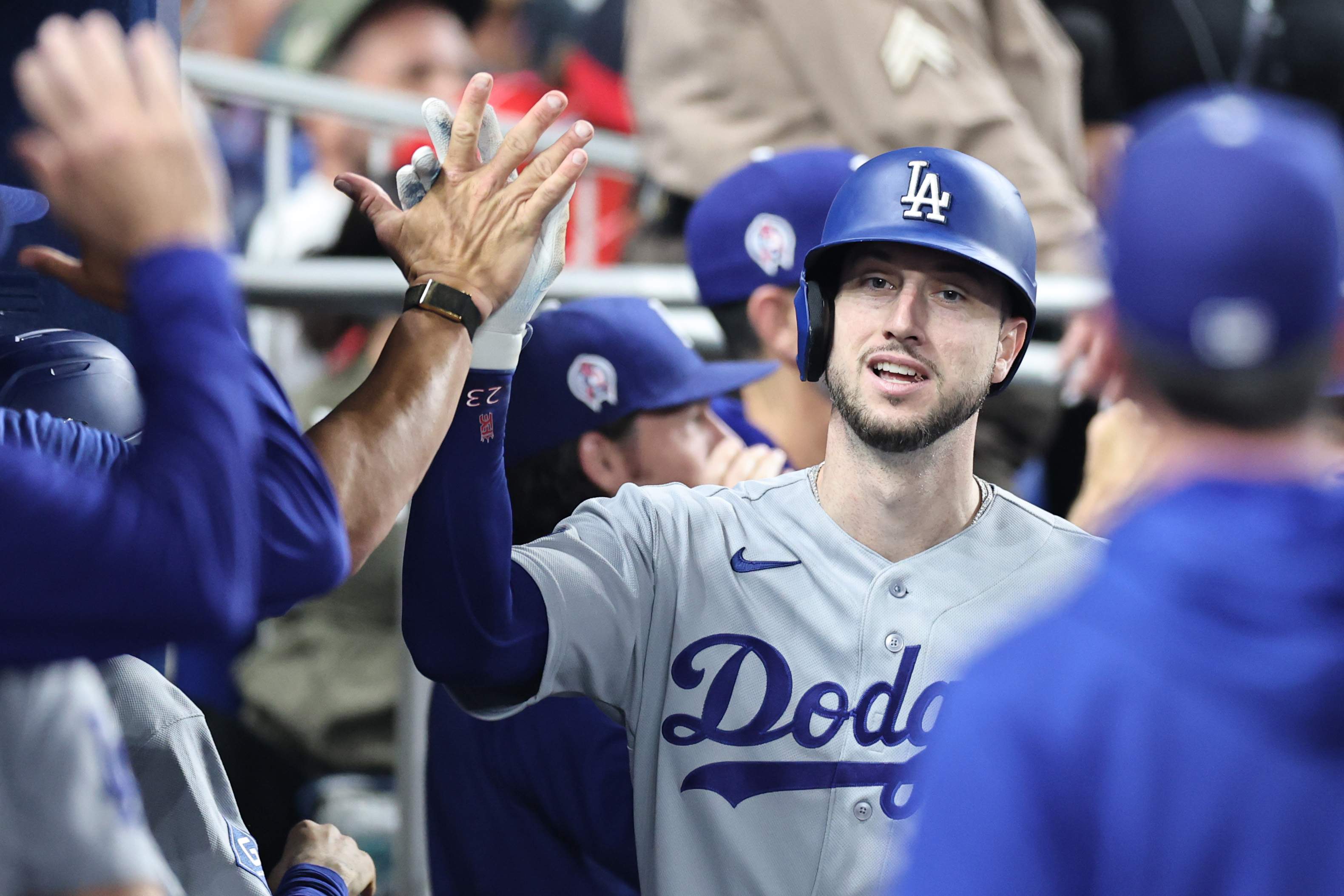Los Angeles Dodgers v Miami Marlins