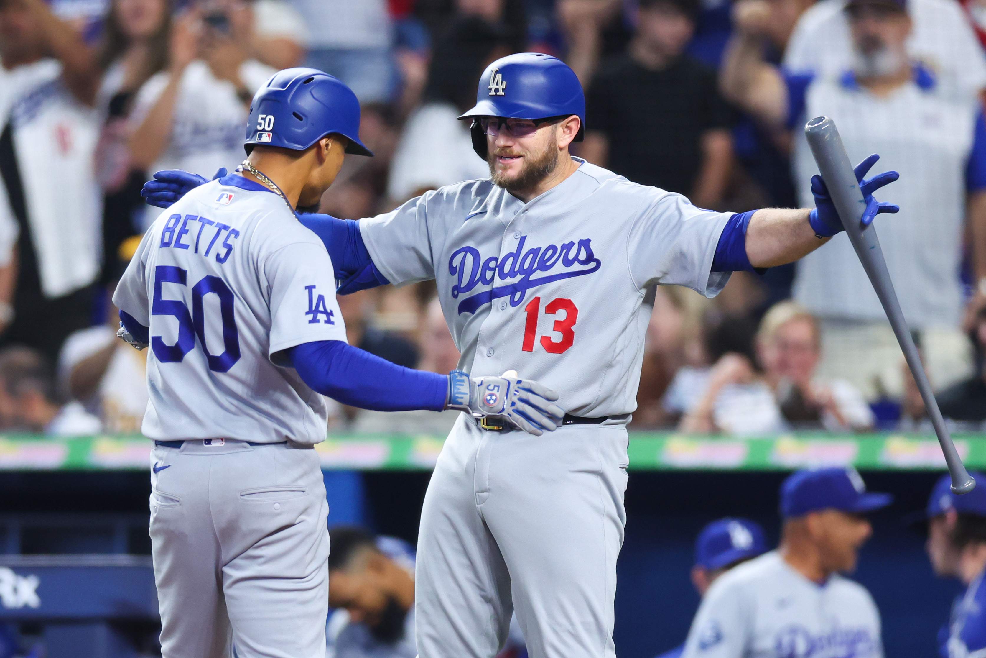 Los Angeles Dodgers v Miami Marlins