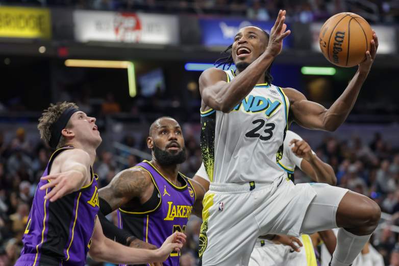 Los Angeles Lakers v Indiana Pacers