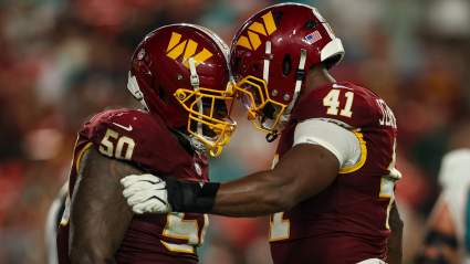 Washington Commanders Part Ways With 6-foot-3, 295-Pound DT