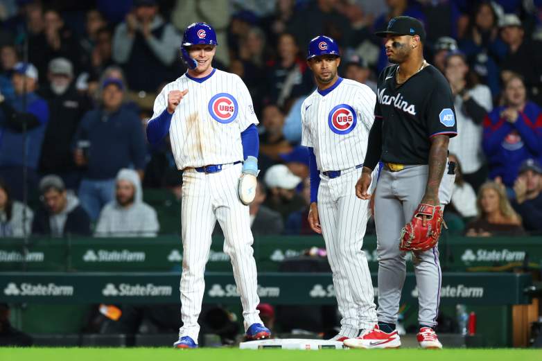 Miami Marlins v Chicago Cubs