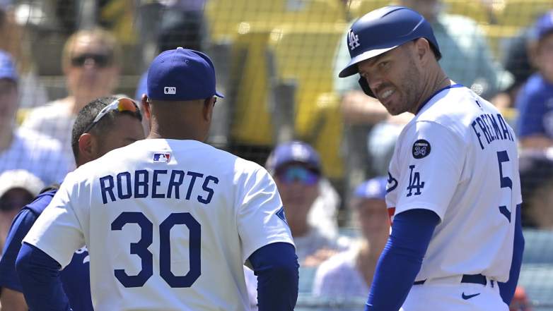 Dave Roberts and Freddie Freeman