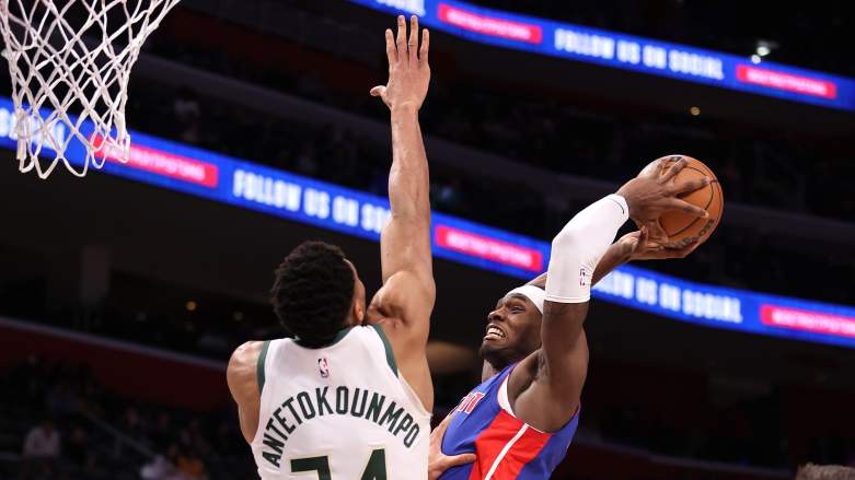 Milwaukee Bucks v Detroit Pistons