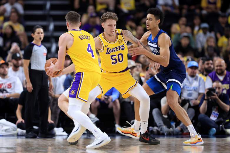 Minnesota Timberwolves v Los Angeles Lakers
