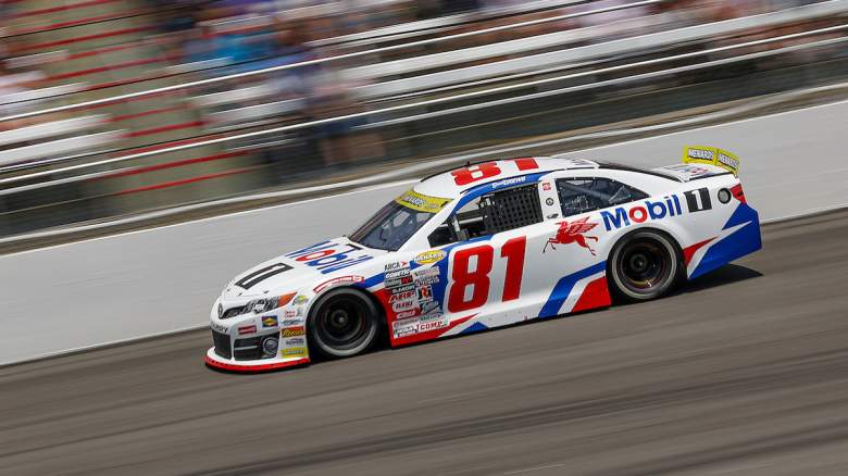 Brent Crews, driver of the #81 Mobil 1 Toyota, drives during the ARCA 125 Menards Series East