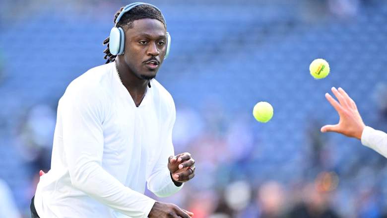 New England Patriots wide receiver A.J. Brown