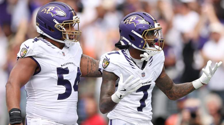 Jovaughn Gwyn and Rashod Bateman