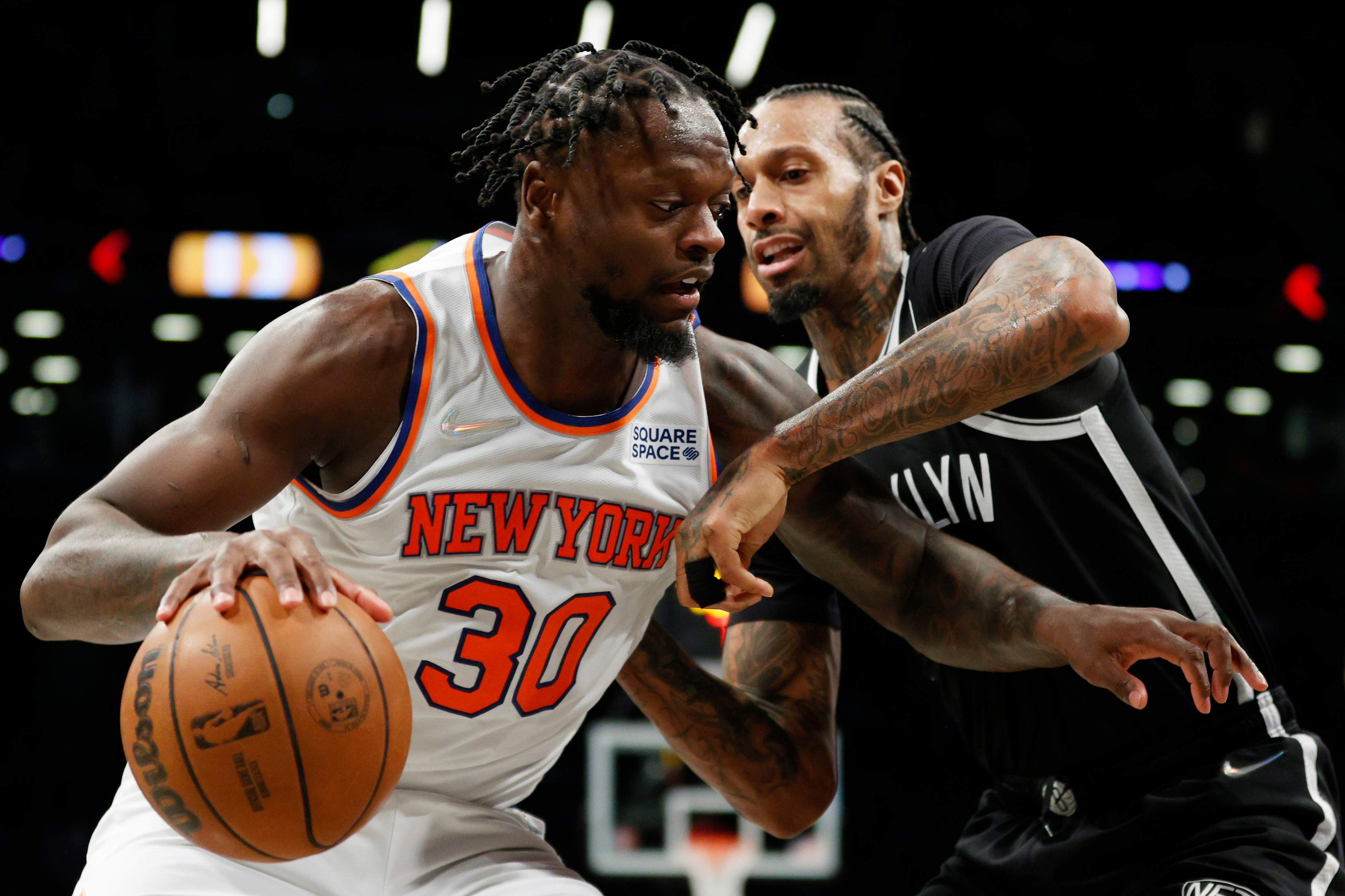 New York Knicks v Brooklyn Nets