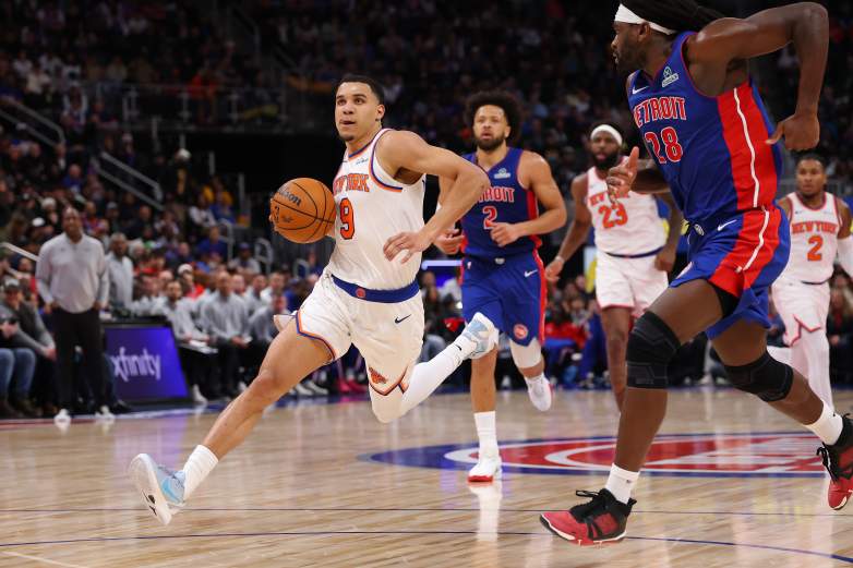 New York Knicks v Detroit Pistons