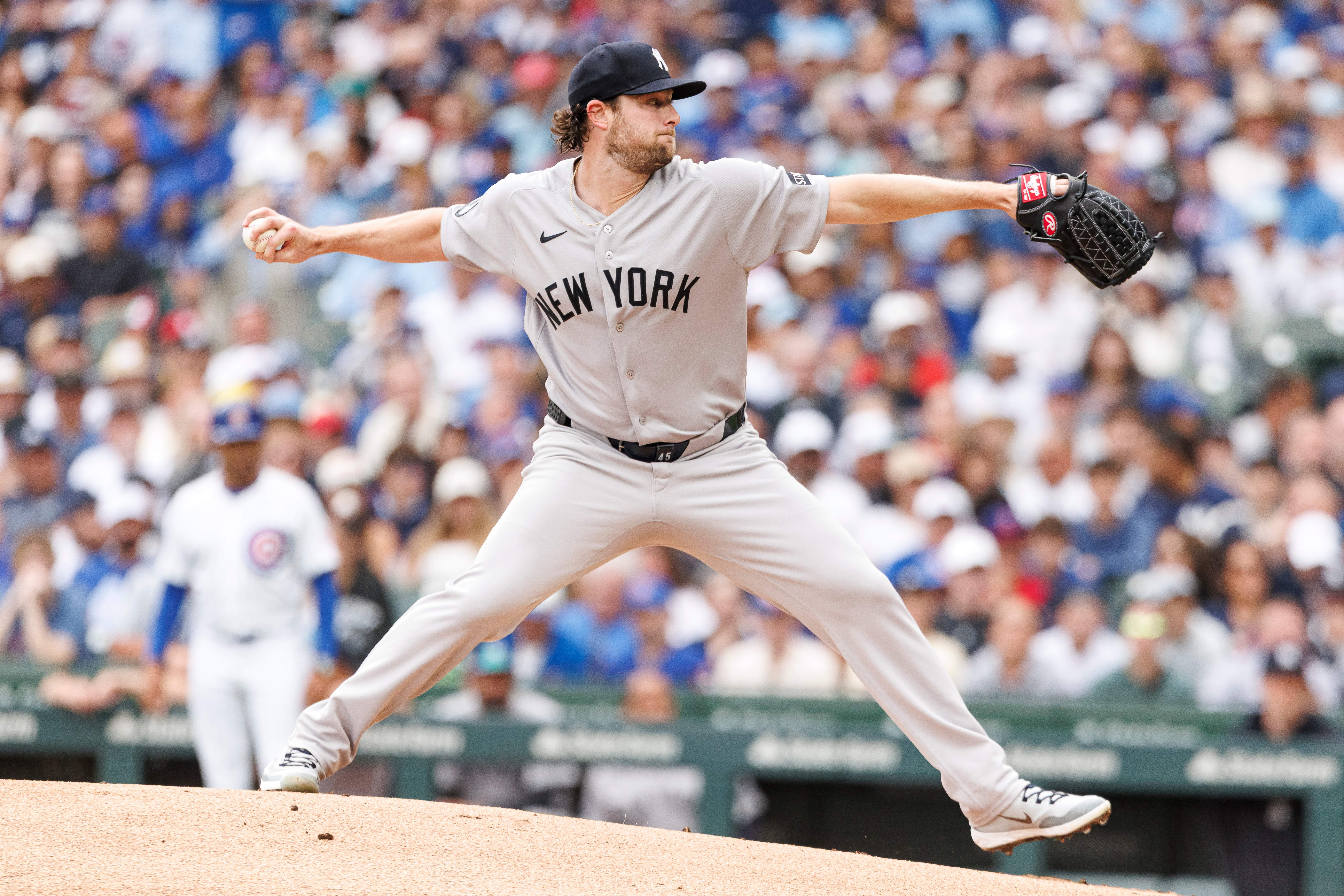 New York Yankees pitcher Gerrit Cole discusses purchase of the Los Angeles Angels.