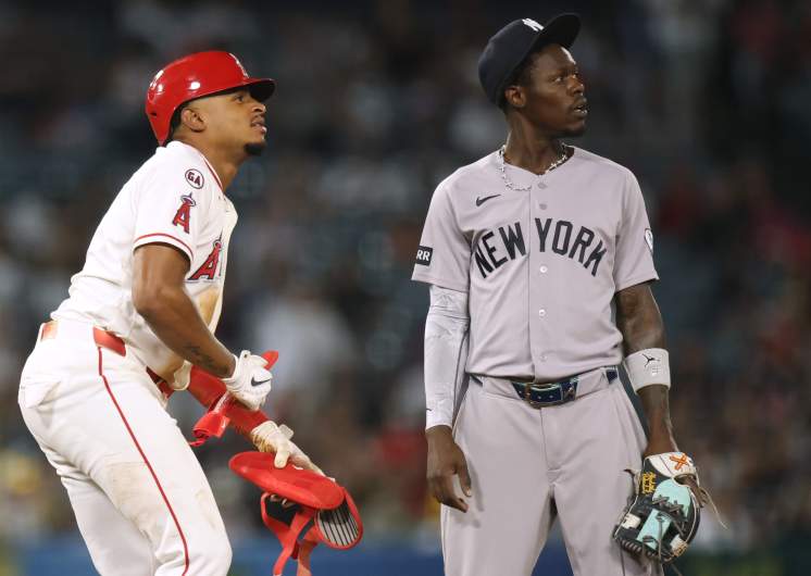 New York Yankees v Los Angeles Angels