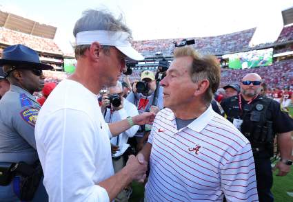 Nick Saban’s Private Lane Kiffin Warning on ‘Sorority Girls’ Leaked Before Clemson-LSU